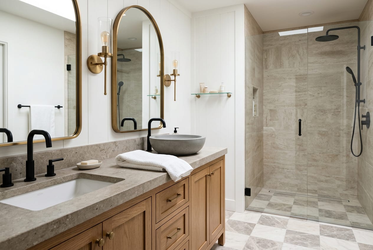 Zamora Bathroom Remodeling Inc, bathroom remodeling in Steilacoom, completed project 3